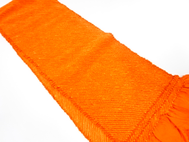 正絹　振袖用　絞り　帯揚げ